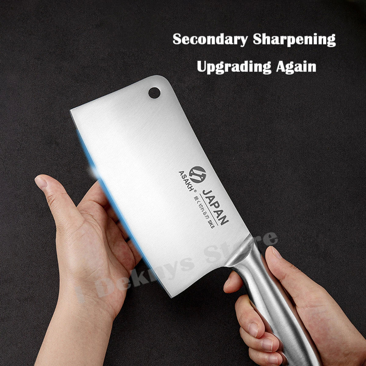 Japanese Kitchen Chef Knife Meat Fish Slicing Vegetable Cutter Stainless Steel Cleaver