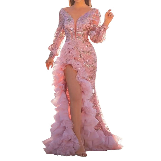 Evening wear Dresses: Evening Party Dress Female Night Club Prom Wedding