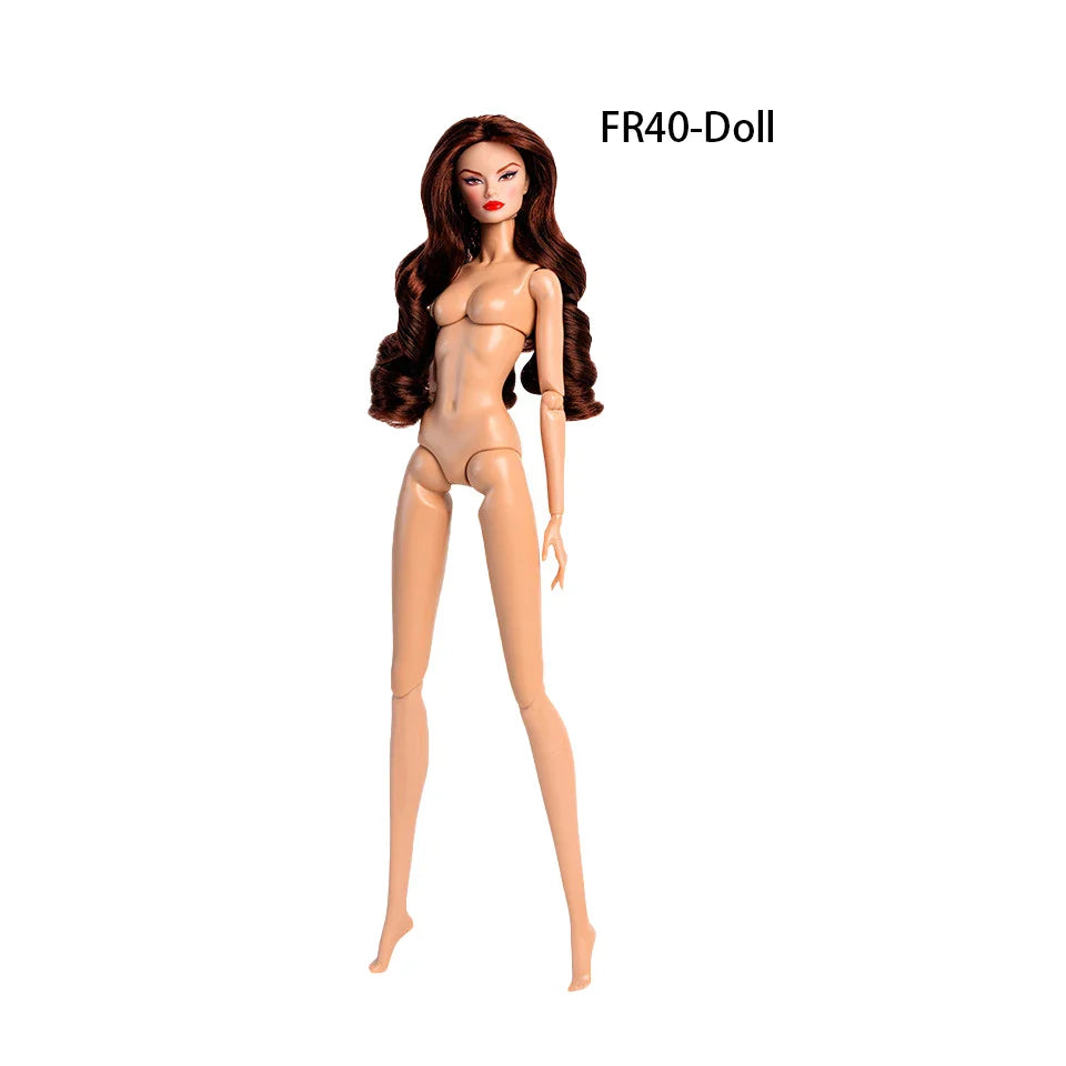 32cm European Supermodel Nude Doll Toy Original Unique Design Full Series Figure 1/6 Joint Multi Color Skin Exquisite Makeup Toy