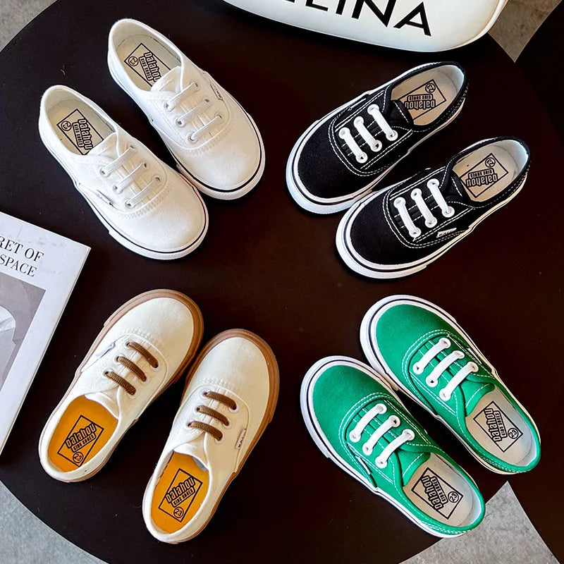 Children Shoe Children Canvas Shoe Colorful Korean Shoe Boys Soft Soles Girls Shoe