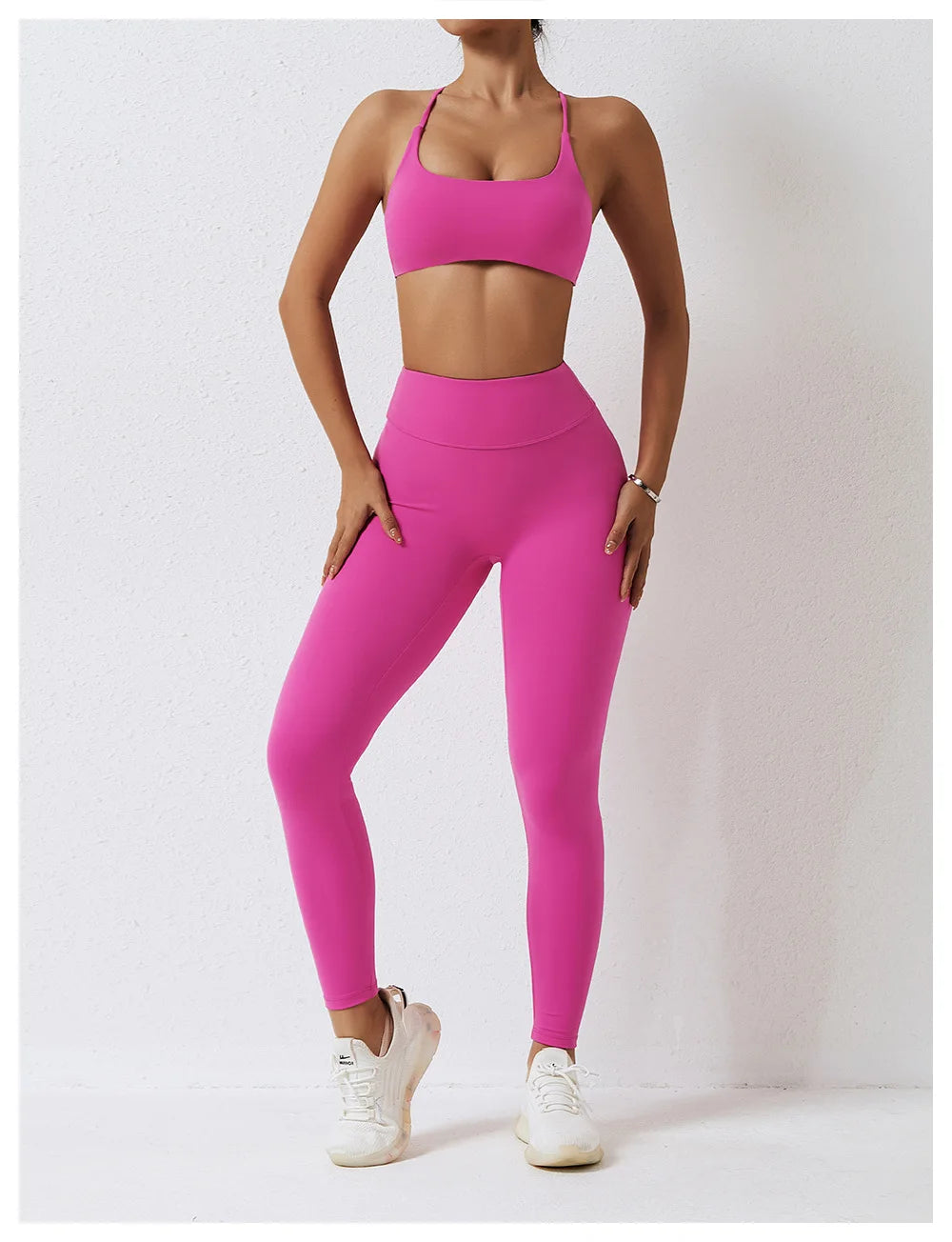 Seamless Yoga Set Workout Sportswear Gym Clothing 2Pcs Sport Sets Women