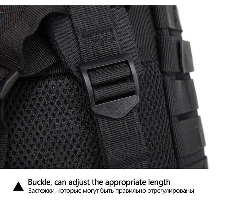 45L Man Tactical Backpacks Outdoor Traveling Bags Outdoor 3P School Pack EDC Molle Pack For Trekking Hunting Bag