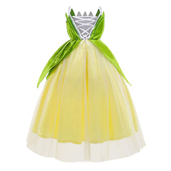 Disney The Princess and the Frog Cosplay Costume for Girls Fancy Tiana Princess Dress