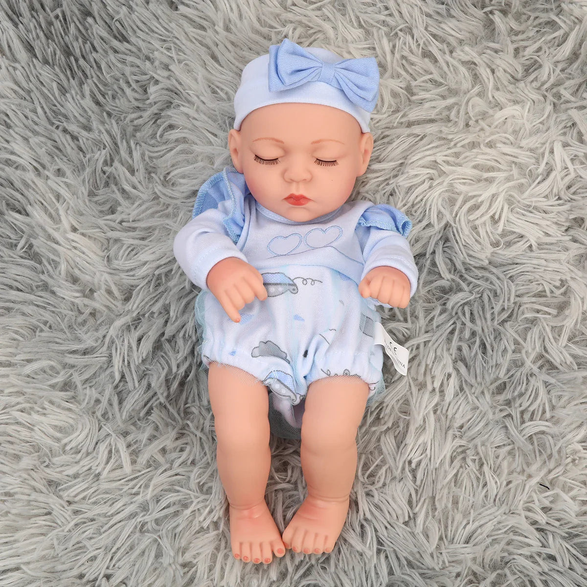 12 Inch New Reborn Doll 30CM Realistic Girl Bebe Baby Doll With Fashion Clothes Baby Doll Soft Skin Vinyl  Kids Toys Dolls Gift