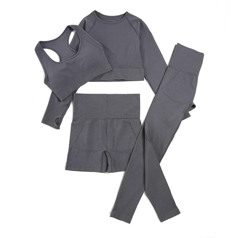 Seamless Yoga Set Gym Clothes Sportswear Yoga Suits For Women