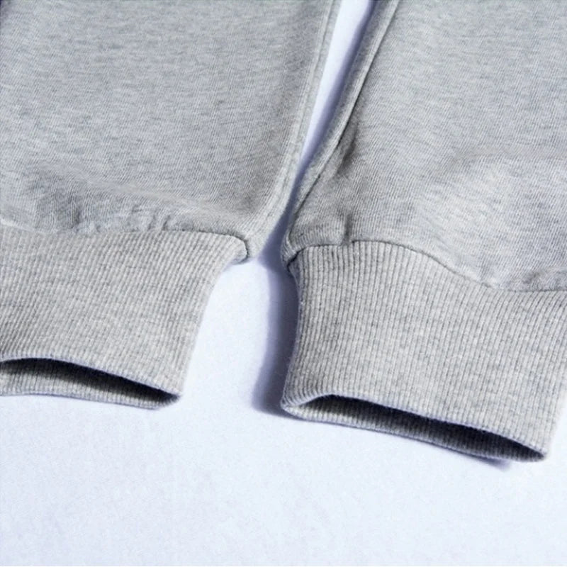 Men Autumn and Winter Pants Sport Running Warm Fleece Long Sweatpants Harajuku