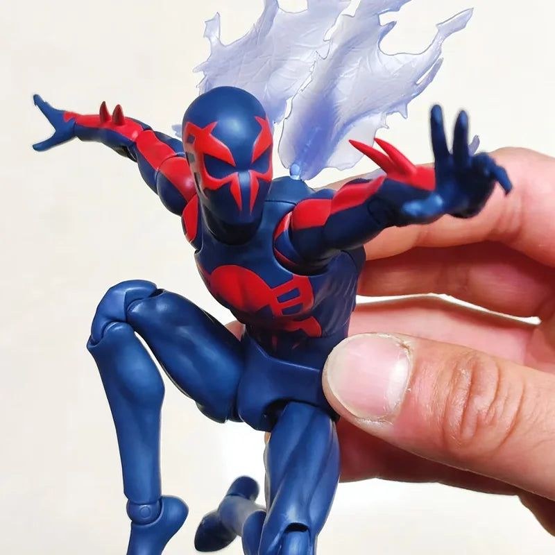 In Stock: Mafex 239 Spider-Man 2099 Action Figure - Comic Version Collection Model, Anime Custom Gift