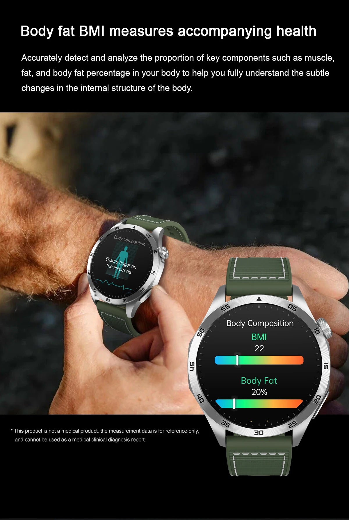 GUHUAVMI NEW Fashion Health Expert Laser iagnosis Smart Watch Men ECG+PPG Three highs  Blood Pressure Heart Rate HD Call Watches