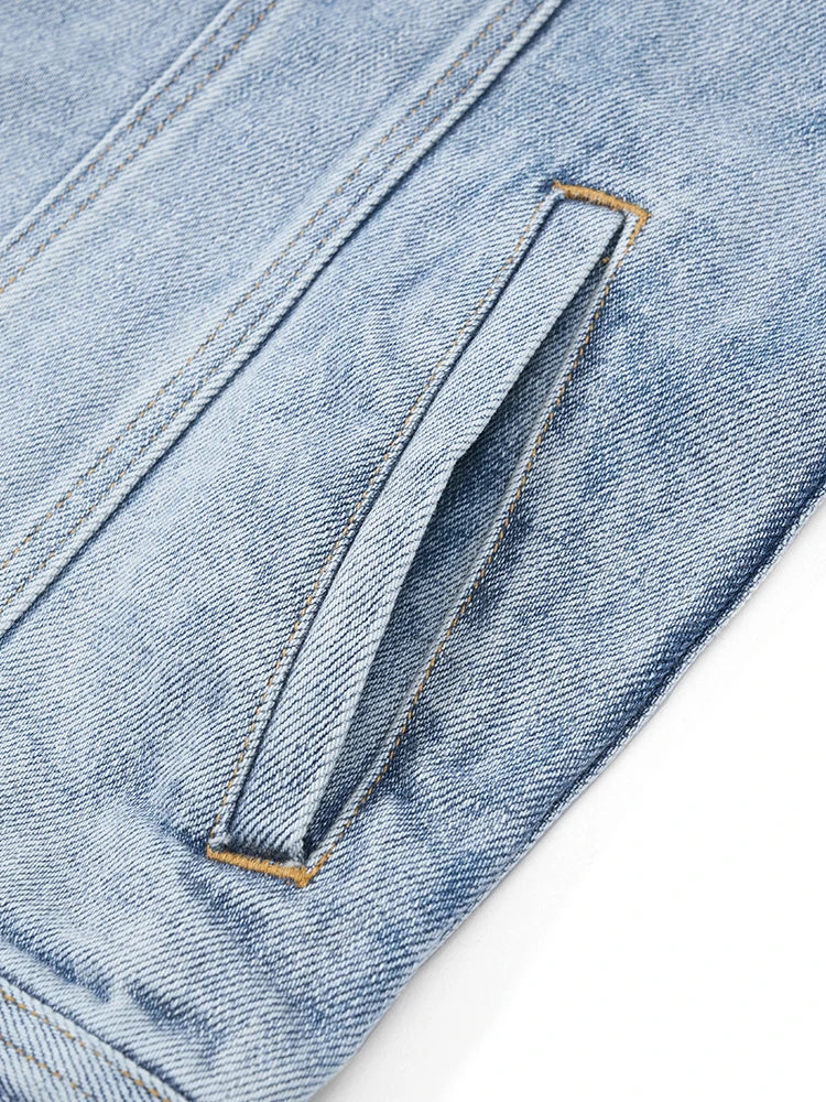 Autumn New Oversize Denim Jackets Men 15.02oz Heavyweight  Coats