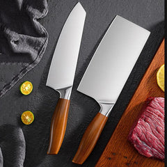 Kitchen Knife Stainless Steel Slicing Cleaver Japanese Chef Fish Cutting Vegetables Meat