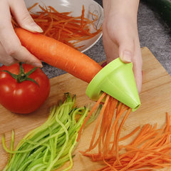 Spiralizer Vegetable Slicer Handheld Spiralizer Peeler Fruit Spiral Slicer Salad Tool