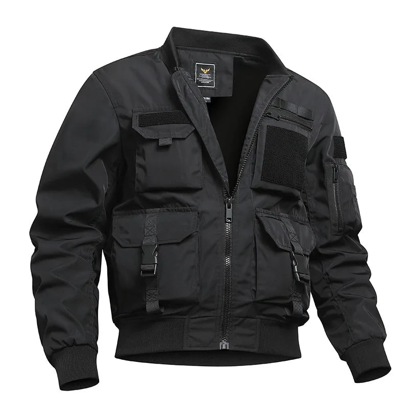 Air Force Fly Pilot Jacket Flight Tactical Bomber Jacket Men Winter Warm Aviator