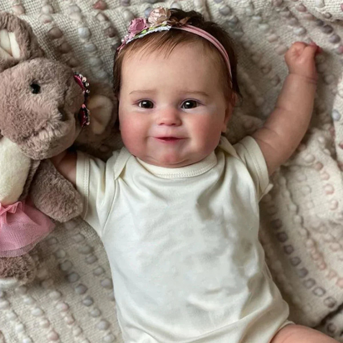 50cm 20in Realistic finished product Like a newborn baby doll The baby doll has been painted Already Painted Reborn Doll