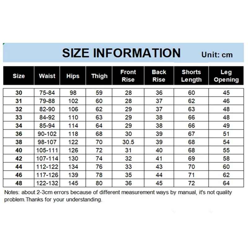 Summer Shorts Calf Length Trousers Plus Size 48 42 Men Denim Elastic Stretched Thin Jean Oversized Classic Straight Streetwear