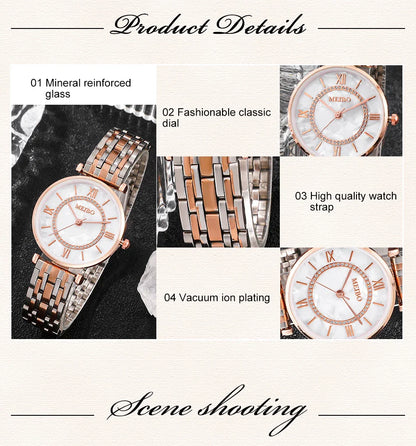 Womens Luxury Crystal Women Bracelet Watches Top Brand Fashion Diamond Ladies Quartz Watch Steel Female Wristwatch