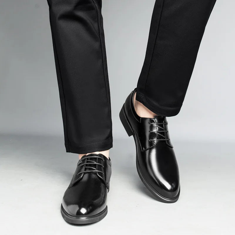 Men Business Shoes Formal Genuine Leather Shoes Men Casual Shoes Men Dress Office Shoes Size 49 Male Breathable Footwear
