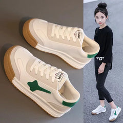 zapatillas Spring Autumn Soft Sole Sneakers Non Slip Cross White Casual Shoes