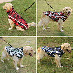 Dog Jacket Large Breed Dog Coat Waterproof Reflective Warm Winter Clothes