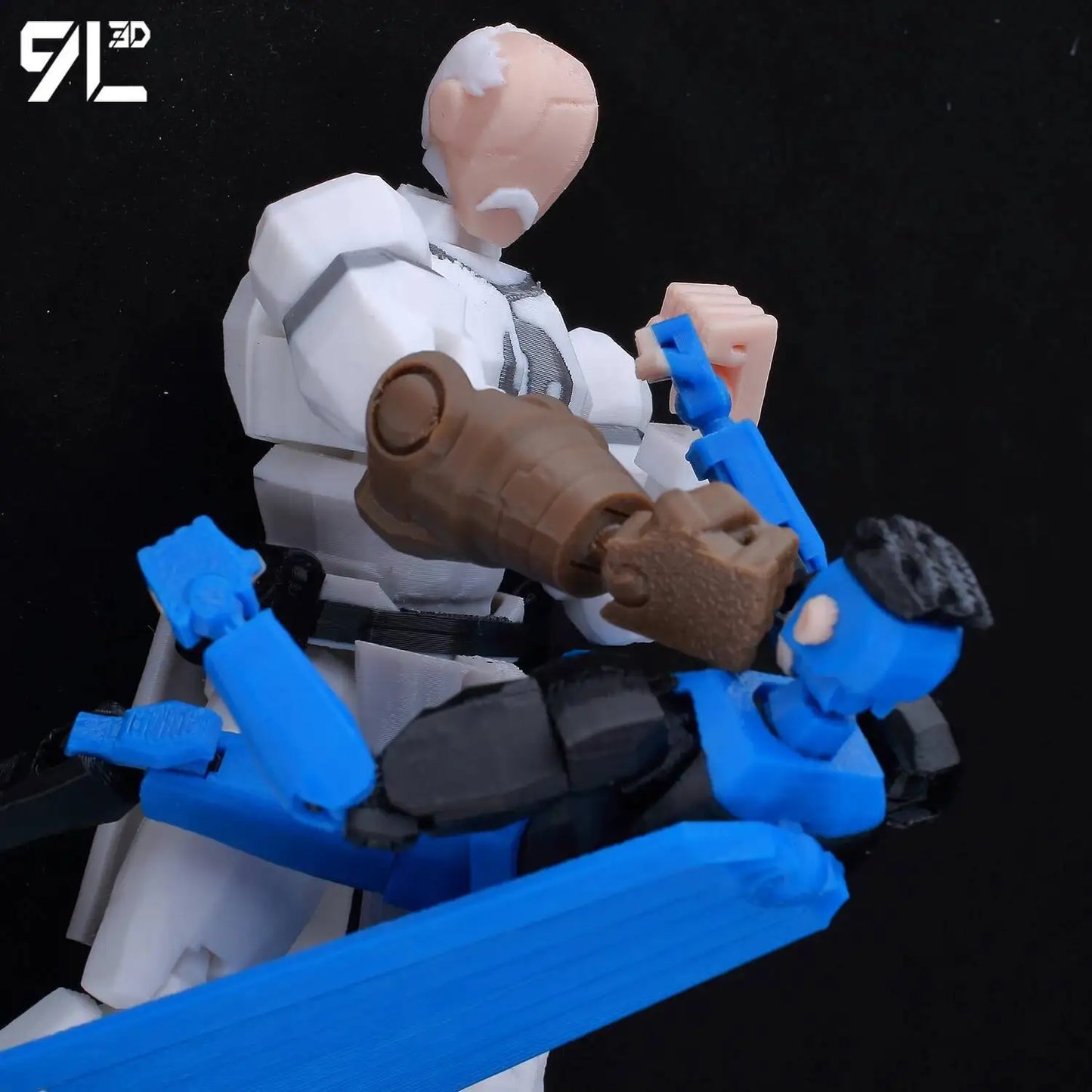 9L3D Printed Invincible Boy Lucky13 Dummy13 Conquer LEX Allen Superheroes Anime Toys Action Figures Mannequin Model Ornaments