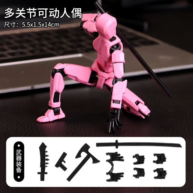 Multi-Jointed Movable Shapeshift Robot 3D Printed Mannequin Dummy 13 Action Figures Toys Kids Adults Parent-children Games gifts
