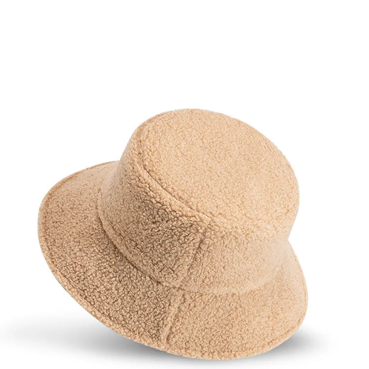 Double-sided Wearable Dad Winter Fisherman Hat Woman Corduroy Fur Bucket Hats Men Big Size Panama Hats Lady Warm Snow Hat