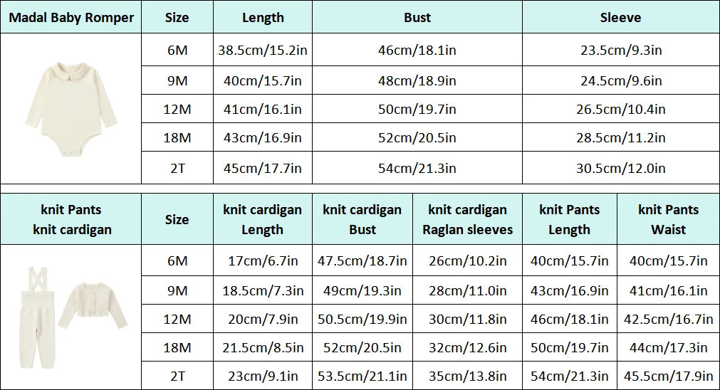AP Baby British Knit Coordinate Collection Baby Kids Modal Romper Cute Knitting Cardigan and Overalls Pants