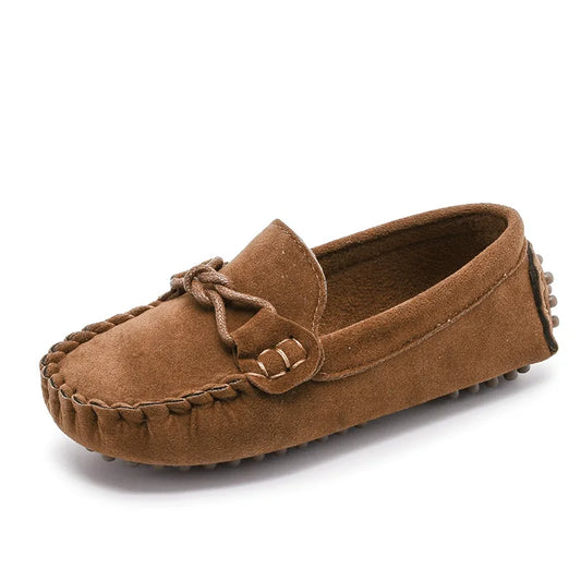 Children Loafers Shoes Boys Flat Sneakers Baby Kids Casual Shoes Toddler Girls Breathable Slip-on Shoes Soft Bottom Solid Color