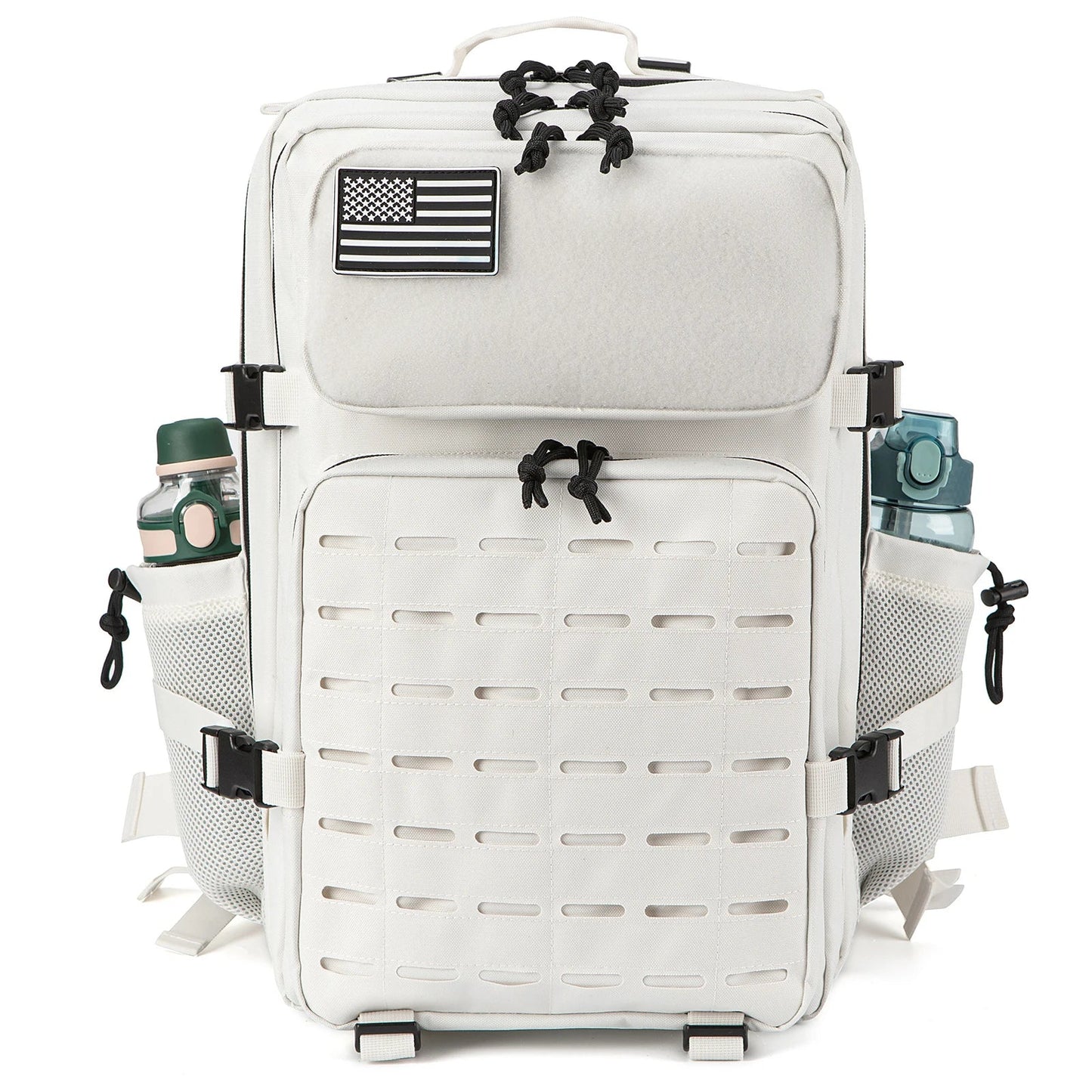 45L Tactical Backpack survival Bag Hunting MOLLE Backpack GYM For Men EDC Outdoor Hiking Rucksack Witch Bottle Holder