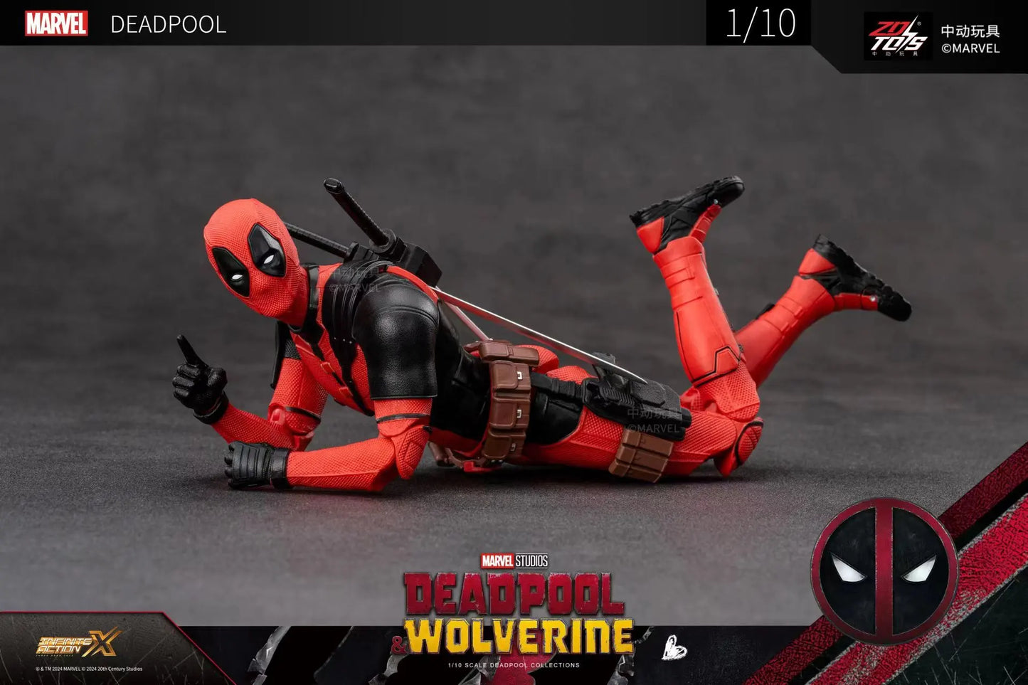 2024 Deadpool & Wolverine Action Figures Movie Version ZD Toy Series  Collections Adult Action Figures Kids Gift
