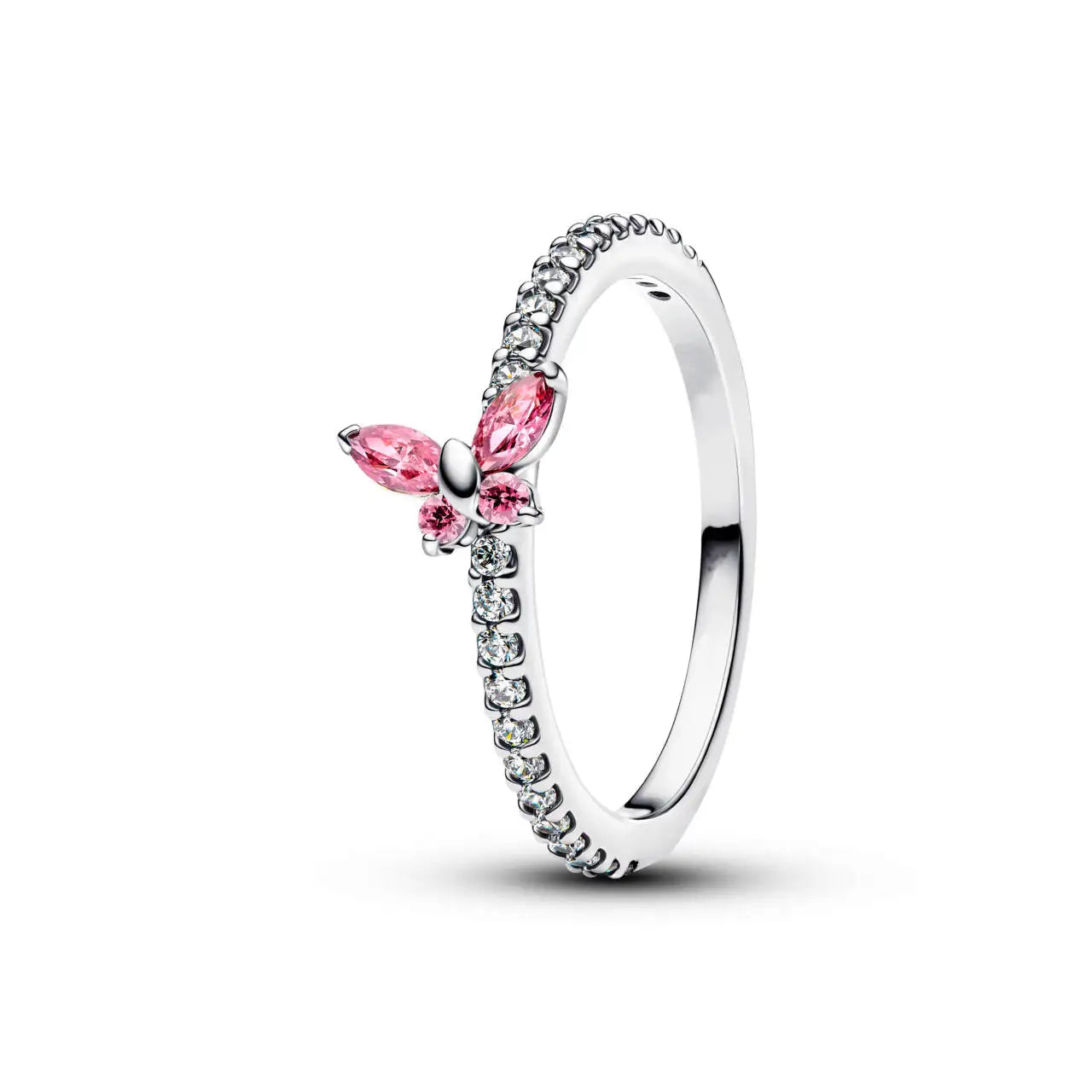 Fine Original 925 Sterling Silver Rings Pearl Flower Bow Heart-Shape Rings For Women Luxury Jewelry Party Gifts