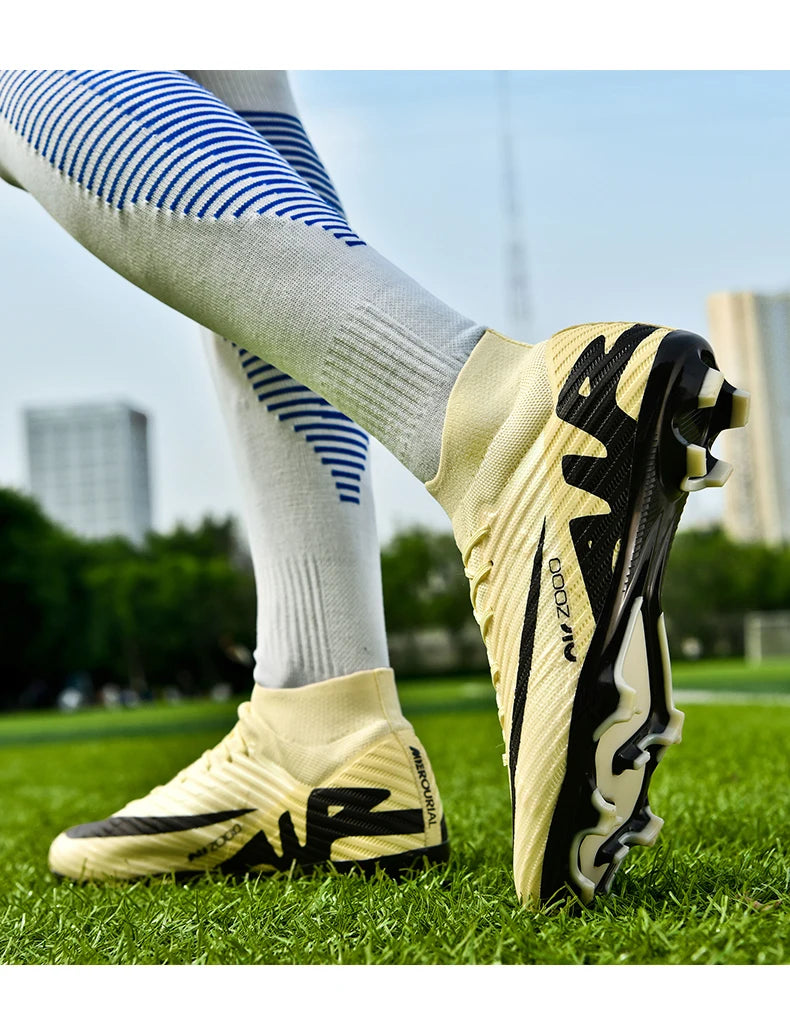 Men Soccer Shoes Grass Society Training Football Boots Cleats