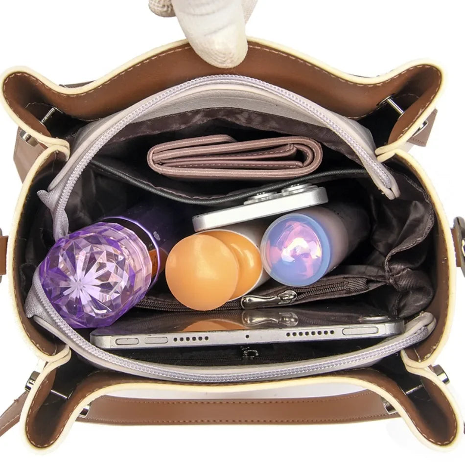 Genuine Leather Shoulder Crossbody Bags for Women Luxury Handbags