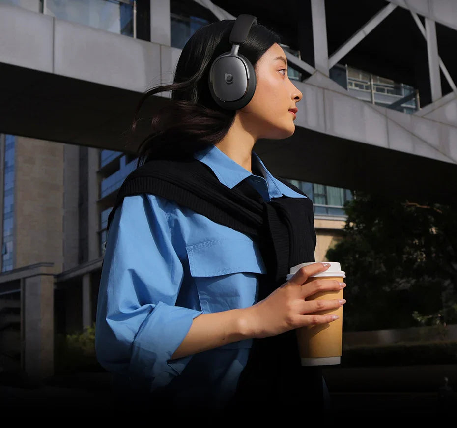 Baseus Inspire XH1 Sound by Bose ANC Wireless Headphone Bluetooth 6.1 48dB Adaptive Noise Cancellation Headset Hi-Res LDAC 100Hr