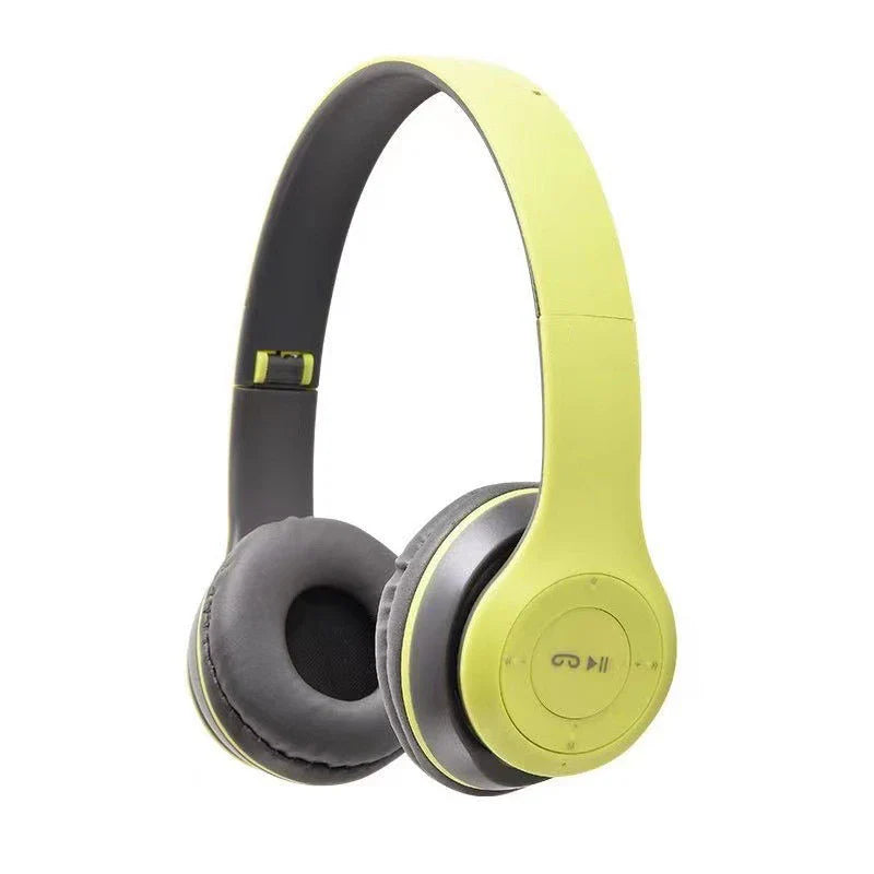 P47 Wireless bluetooth headphone With Mic Headsets Stereo Sound Earphones Sports Gaming Headphones Supports PC Smartphone