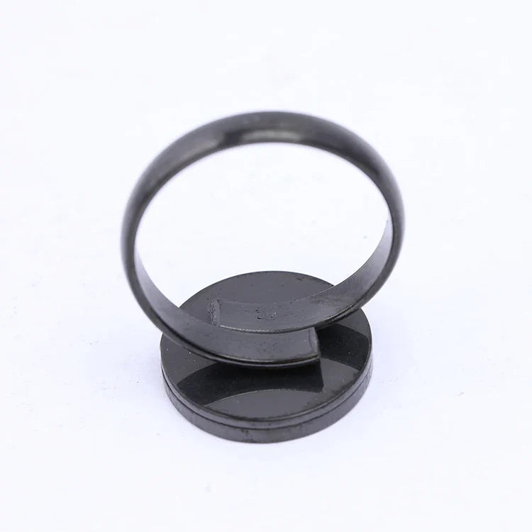 onwear 10pcs rose gold plated Fitting 12mm round cabochon ring blanks adjustable stainless steel base setting diy jewelry bezels