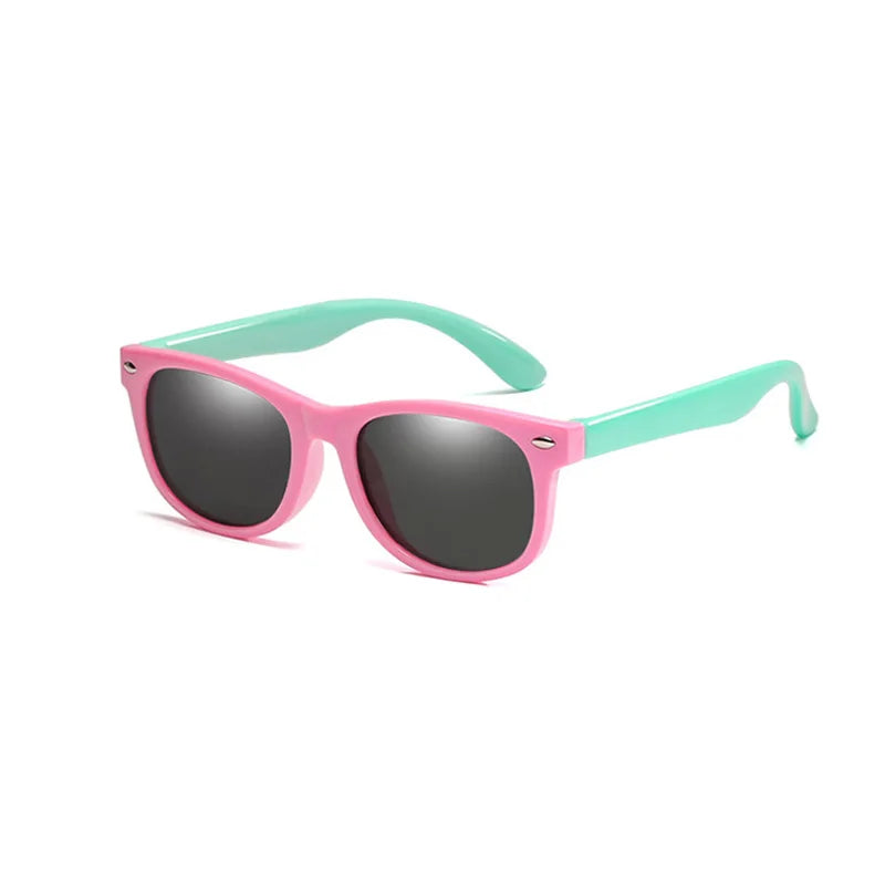 RUISIMO Kids Polarized Sunglasses TR90 Boys Girls Sun Glasses Silicone Safety Glasses Gift for Children Baby UV400 Eyewear