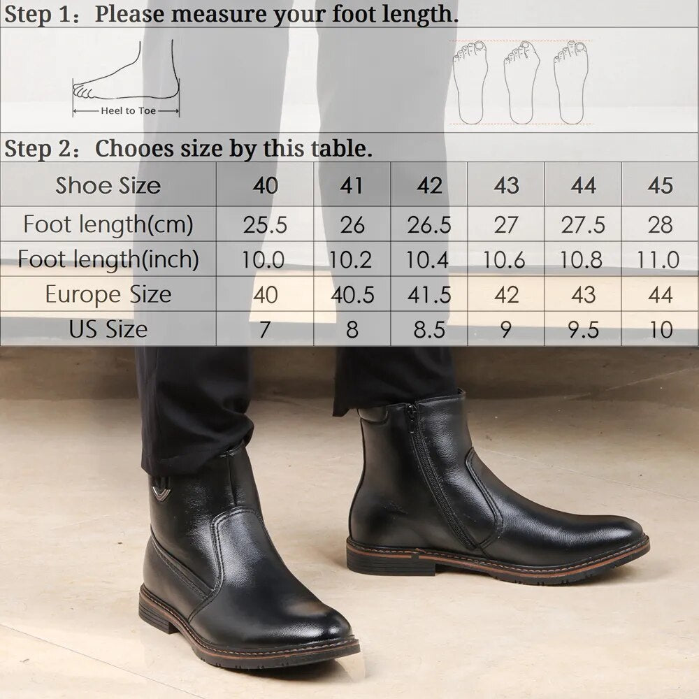 Men Winter Shoes Non-Slip Warm Comfortable Fashion Men's Snow Boot