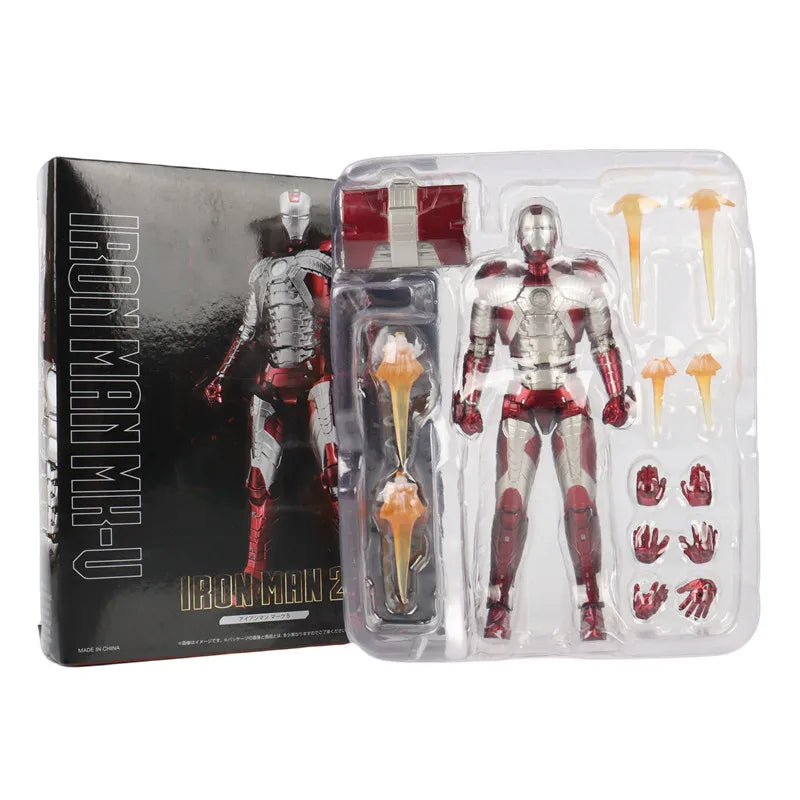 Iron Man MK85 MK50 MK20 MK5 MK7 Action Figure Model Collectible Toys birthday Gift for Children