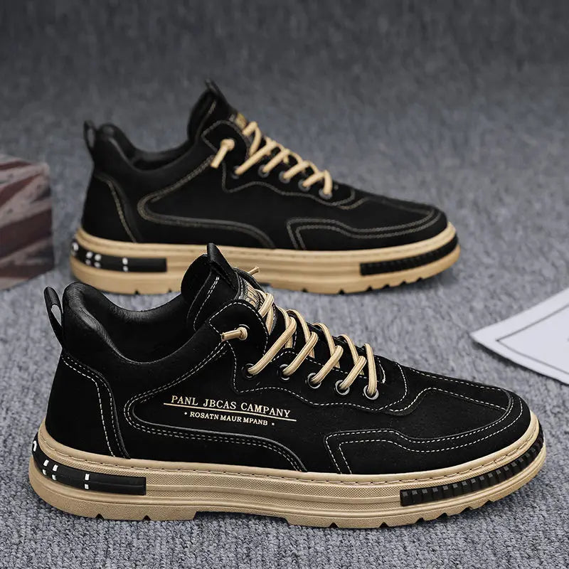 Mens Shoes Casual Summer Sneakers Outdoor Platform Hiking Fashion Luxury Leather Loafers Tennis Ankle Boots Flat Trainers 2025