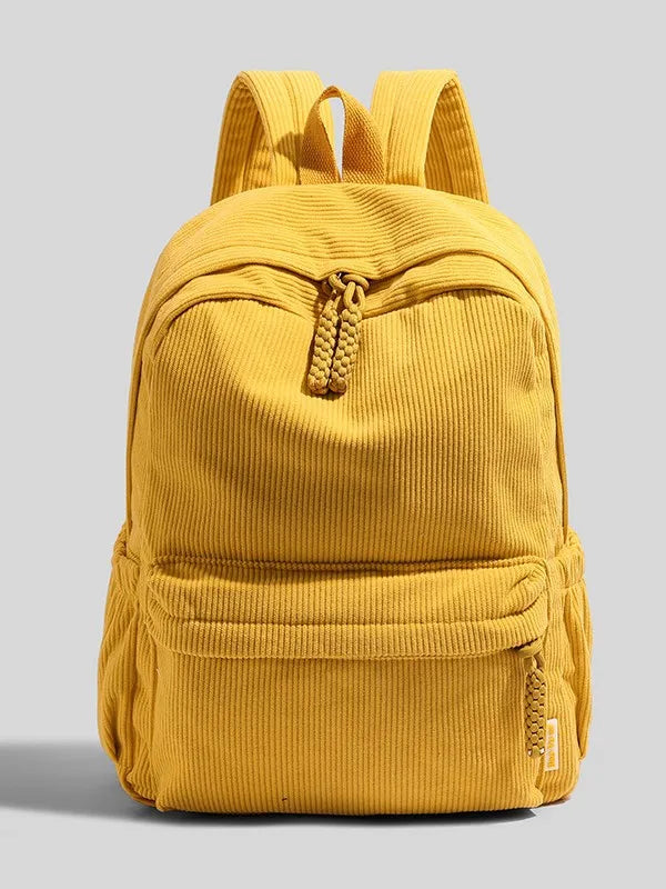 Personalized Backpack 2025 Soft Schoolbag shoulder straps Large Capacity Custom Unique Name Embroidered Corduroy Special Design
