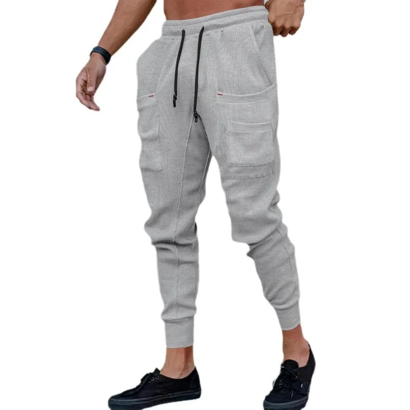 Autumn Leisure Tracksuit Pants Men's Loose Tapered Hip Hop Drawstring