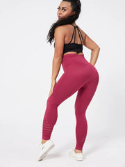 Hollow Out Gym  Leggings Of Women Skinny Stretch High Waist Autumn Pants