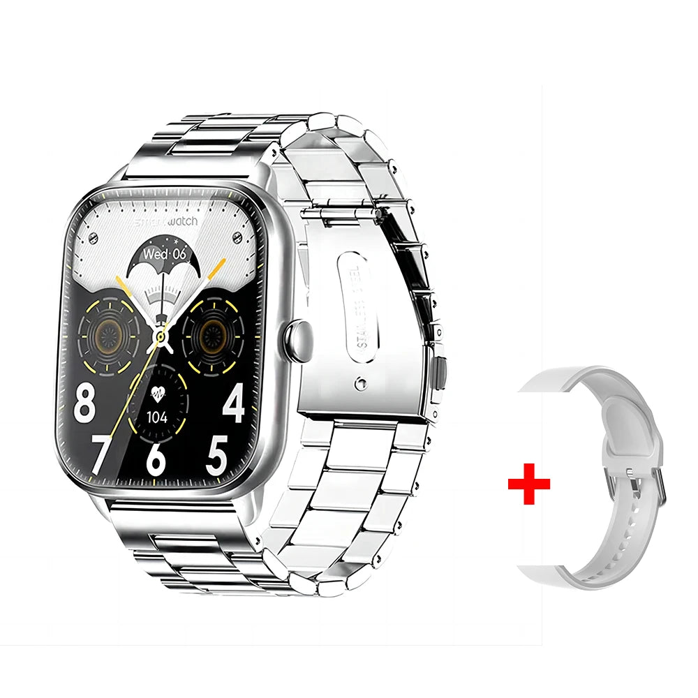 2024 Bluetooth Answer Call Smart Watch Men 1.73 inch Full Touch Fitness Tracker Waterproof Sport Smartwatch Women PK GTS4 Pro
