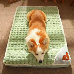 Winter Warm Dog Mat Luxury Sofa for Small Medium Dogs Plaid Bed for Cats Dogs