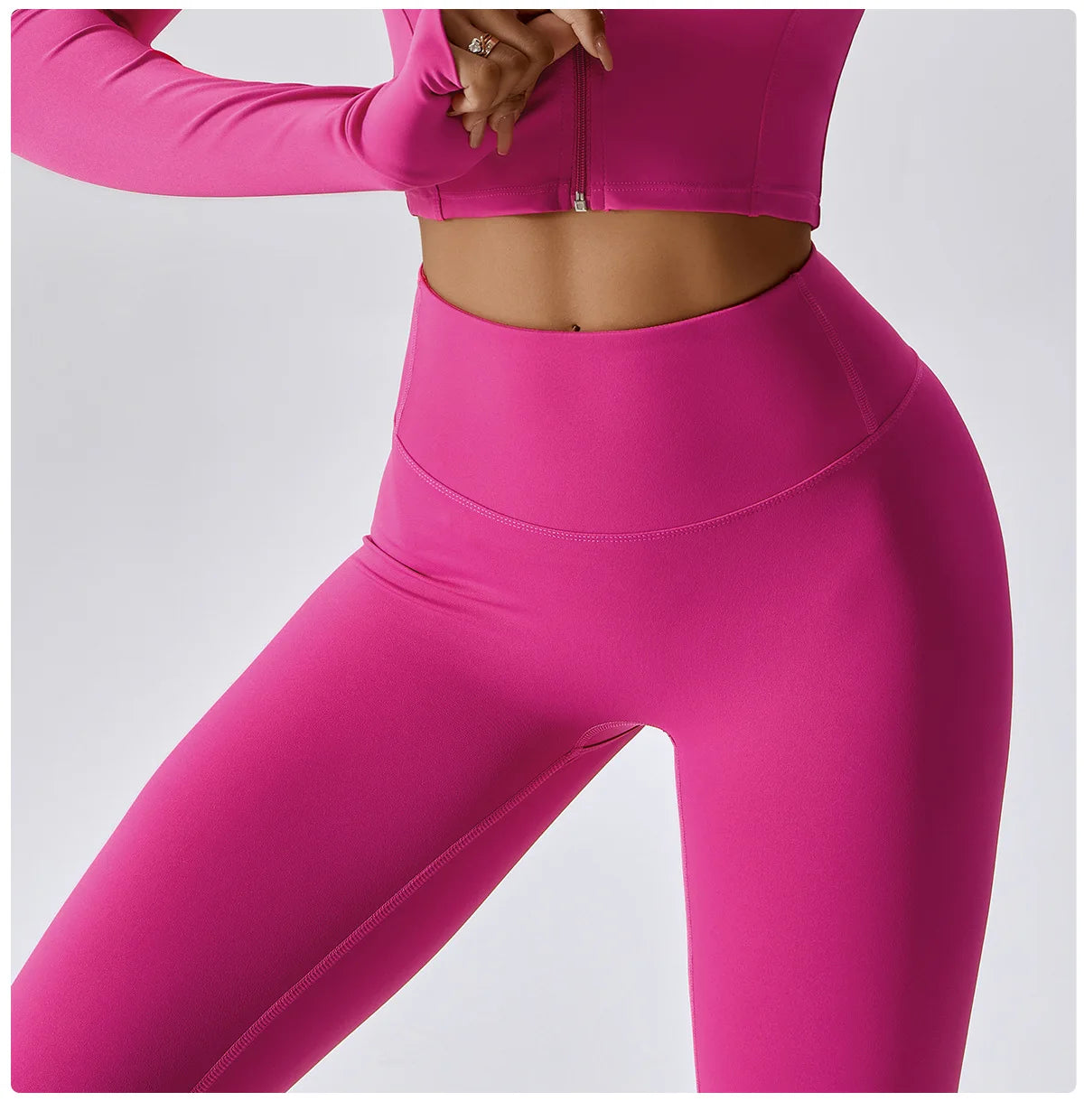 High Waist Yoga Pants Tummy Control Gym Leggings Sport Fitness Seamless
