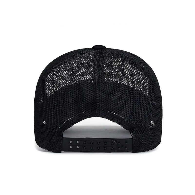 Summer Mesh Baseball Cap for Men Adjustable Visor Hat Quick Dry Breathable Sun Hats For Women Men snapback Outdoor Sports caps