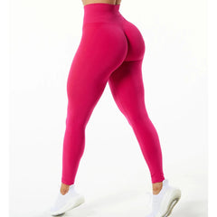 Amplify Fitness Running Yoga Pants Seamless Push Up Leggins Scrunch Bum Leggings