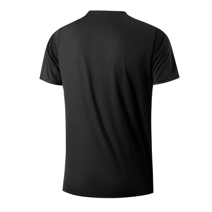 Summer Ice Silk Short Sleeve T-Shirt Men New Quick Dry Breathable Air Conditioning Outdoor Sun Protection Running Outer Wear