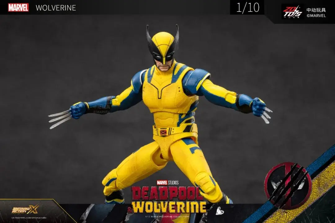 Deadpool & Wolverine  Action Figure ZD Original Thor 1/10 X-Men Limited Guardians of The Galaxy Lord Cartoon Toys for Kids Gift