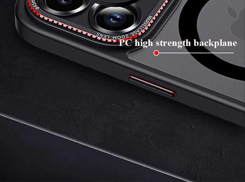 Matte Bumper Magnetic Clear Case For iPhone 15 14 13 12 Pro Max Plus Magsafe Wireless Charge Full Lens Protection Cover